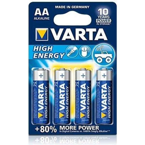 Varta High Energy battery alkali mignon AA 1.5 V blister